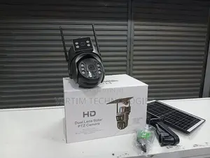 New Dual Lens Ubox 4g 4mp Wifi Solar CCTV Camera