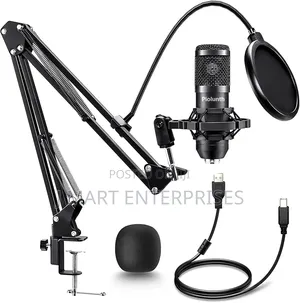 Usb Microphone, Professional 192khz/24bit Plug Play Pc Studio Mic