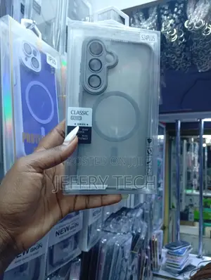 Translucent Phone Case Designed for the Samsung Galaxy S24 Plus.