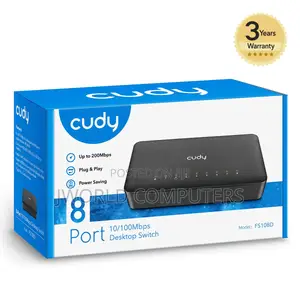 Cudy 8-Port Gigabit Metal Switch 8 XMBPS Rj45 Ports