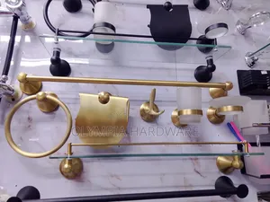 Brimix Gold Bathroom Accessories Set
