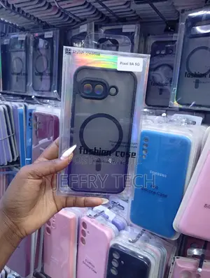 Matte, Translucent, Magnetic Case for the Google Pixel 9a.