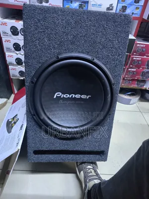 Pioneer 1500watts Ts-W32s4 Bass Subwoofer + Quality Slot Cabinet
