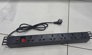 6 Sockets Universal Rack Power Distribution Unit With Overload Switch