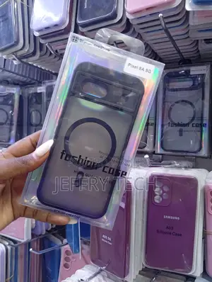 Creative Translucent Magnetic Phone Casefor the Google Pixel 8a 5g.