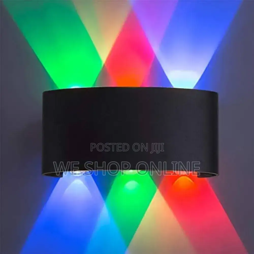 2×6w Multicolored Led Wall Light