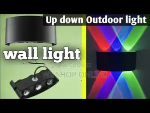 2×6w Multicolored Led Wall Light