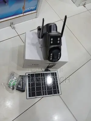 Wifi Ubox 4mp Dual Lens Solar PTZ CCTV Camera
