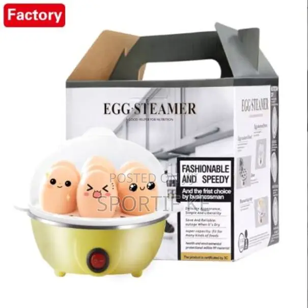 Automatic Electric Egg Boiler – 7 Egg Mini Breakfast Cooker