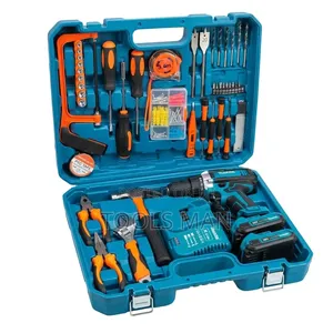 Makita 36v Cordless Drill Set With 2 Batteries Full Hand Tool Kit.