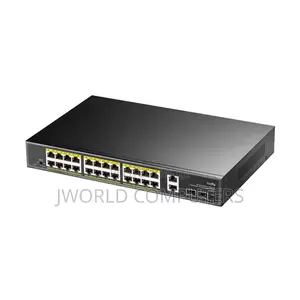 Cudy 24-Port Gigabit Poe(300watts) + Switch With 2 Gigabit SFP Slot