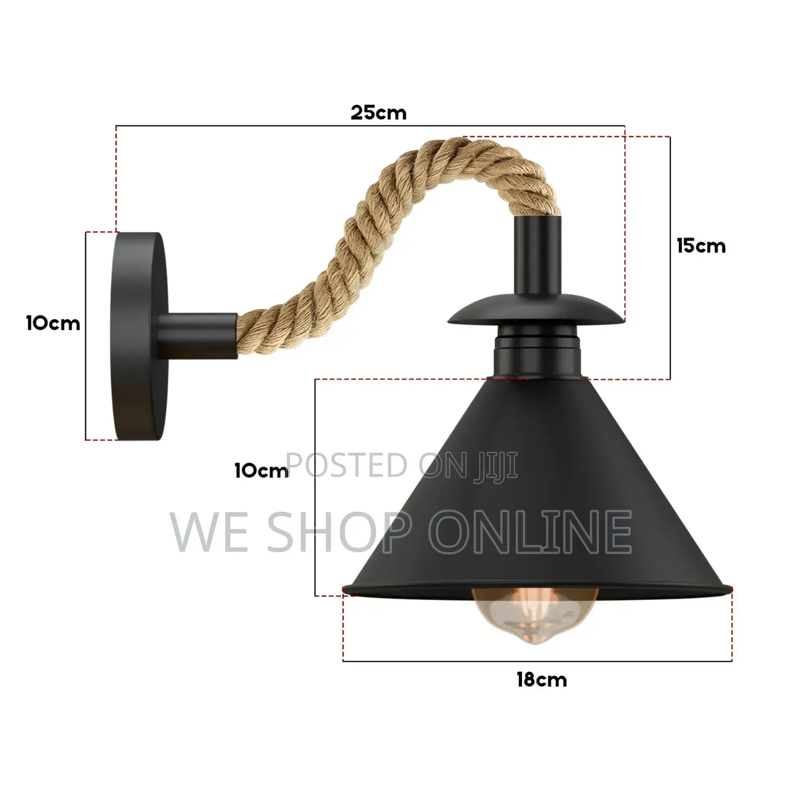 Rope Wall Lamp