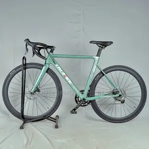New Cruztek 700c Pinner Carbon Bike – Light Green Performance Ride