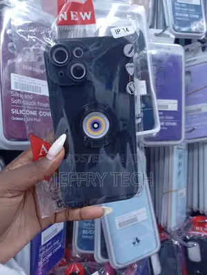 Black Silicone Case Designed for an iPhone 14