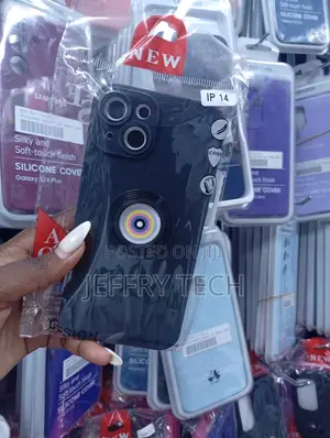 Black Silicone Case Designed for an iPhone 14