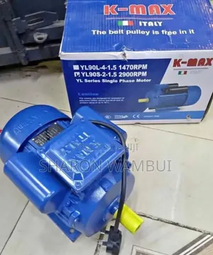 K-Max Italy 3hp High Speed Single Phase Motor//3hp High Speed Motor