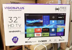 Vision Plus 32′′ Frameless Smart Android Led Tv – Vp8832
