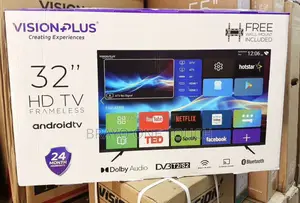 Vision Plus 32′′ Frameless Smart Android Led Tv – Vp8832