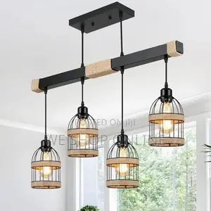 4 in 1 Pendant Lights With Straight Bar