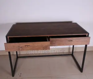 Office Desk; Generic Home Study Desk With Two Storage Drawers