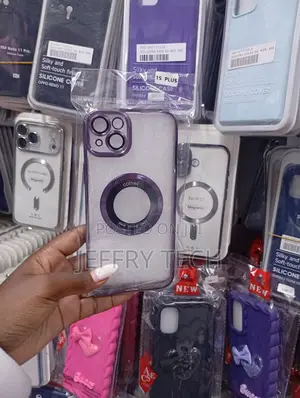 Brand Magnetic Silicone Phone Case Compatible With iPhone Models.