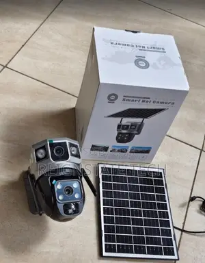 4g Dual Lens Solar Powered PTZ Camera 4mp 2way Audio