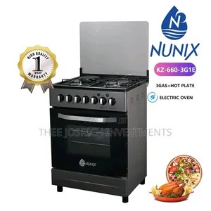 Nunix 60×60 3+1 Freestanding Cooker With Electric Oven