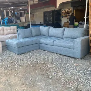 Light Grey Tufted Sofa