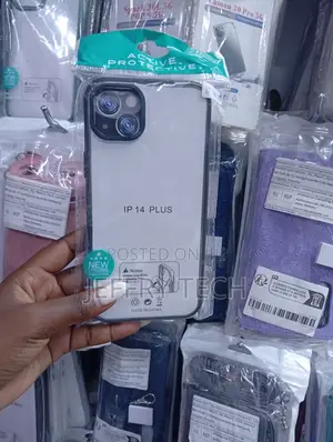 iPhone 14 Plus Clear Shockproof Case,