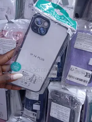 iPhone 14 Plus Clear Shockproof Case,