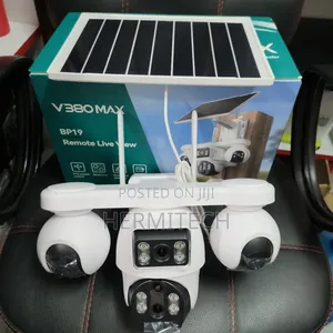 4-Lens 4g Solar Powered CCTV Cameras Outdoorsurveillance for Home Use