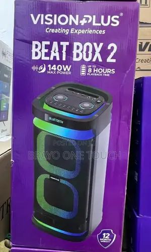 Vision Plus Beatbox 2 Vp6bb Party Speaker