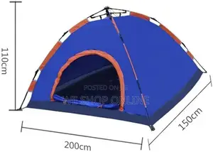 3-4 Person Polyester Waterproof Instant Pop-Up Camping Tent