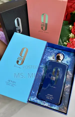 Afnan 9am Dive Eau De Parfum, a Unisex Aromatic Aquatic Fragrance