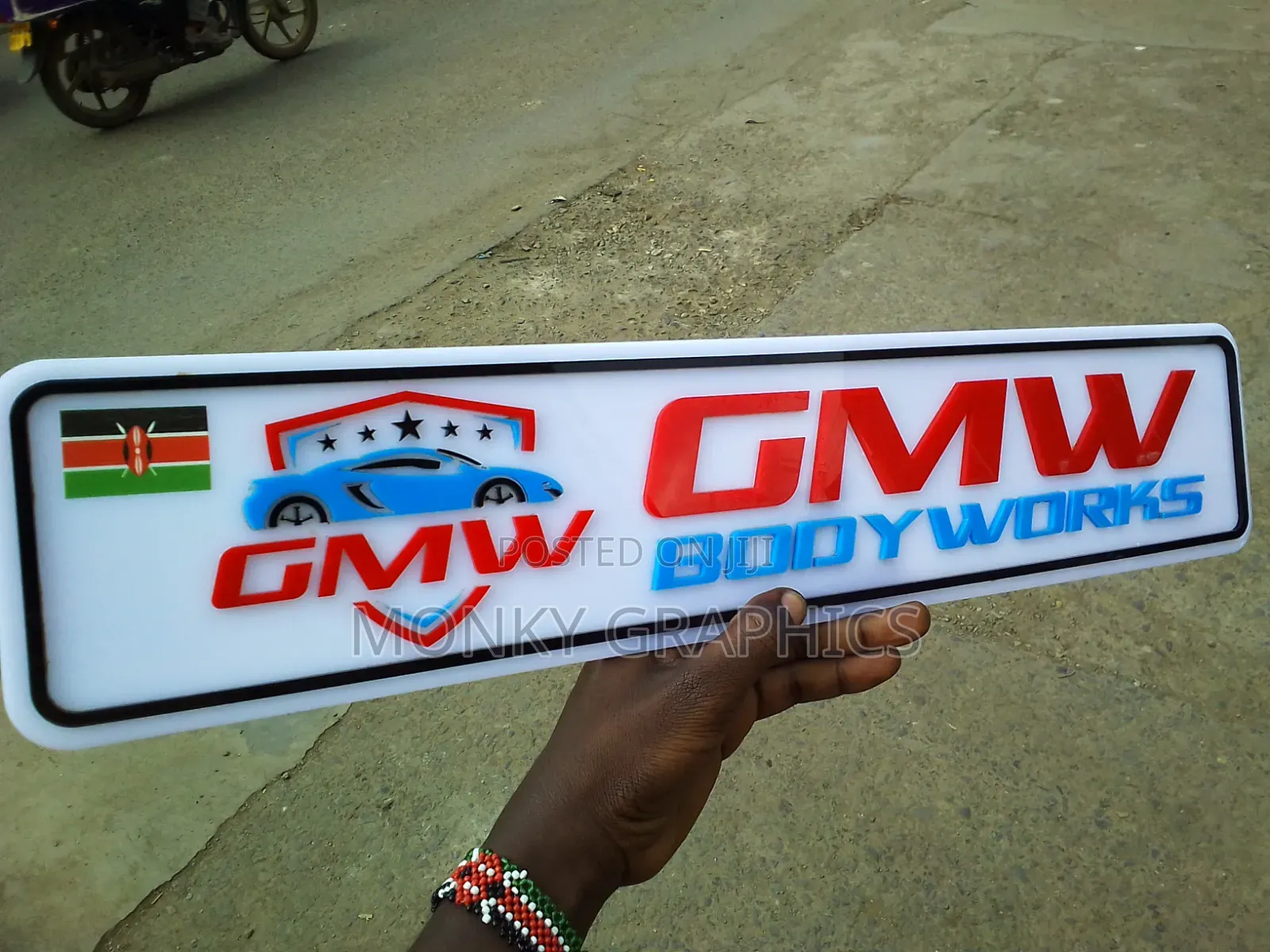Customized 2d Perspex Nameplate/Numberplates