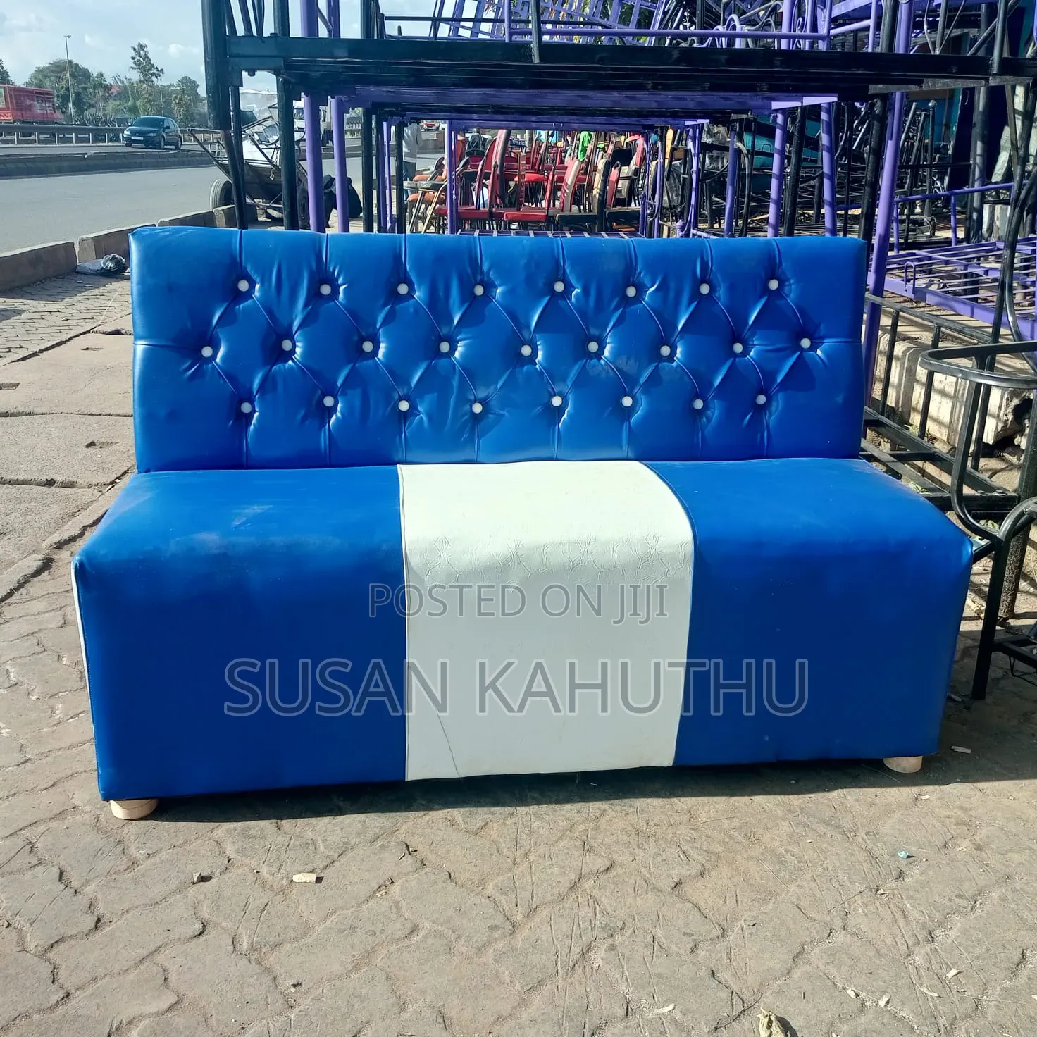 Multicoloured Bar Bench