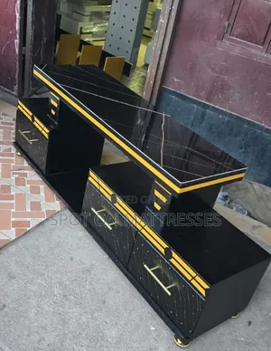 Executive Tv Stand With Marble Coating and Led Light. Free Delivery!