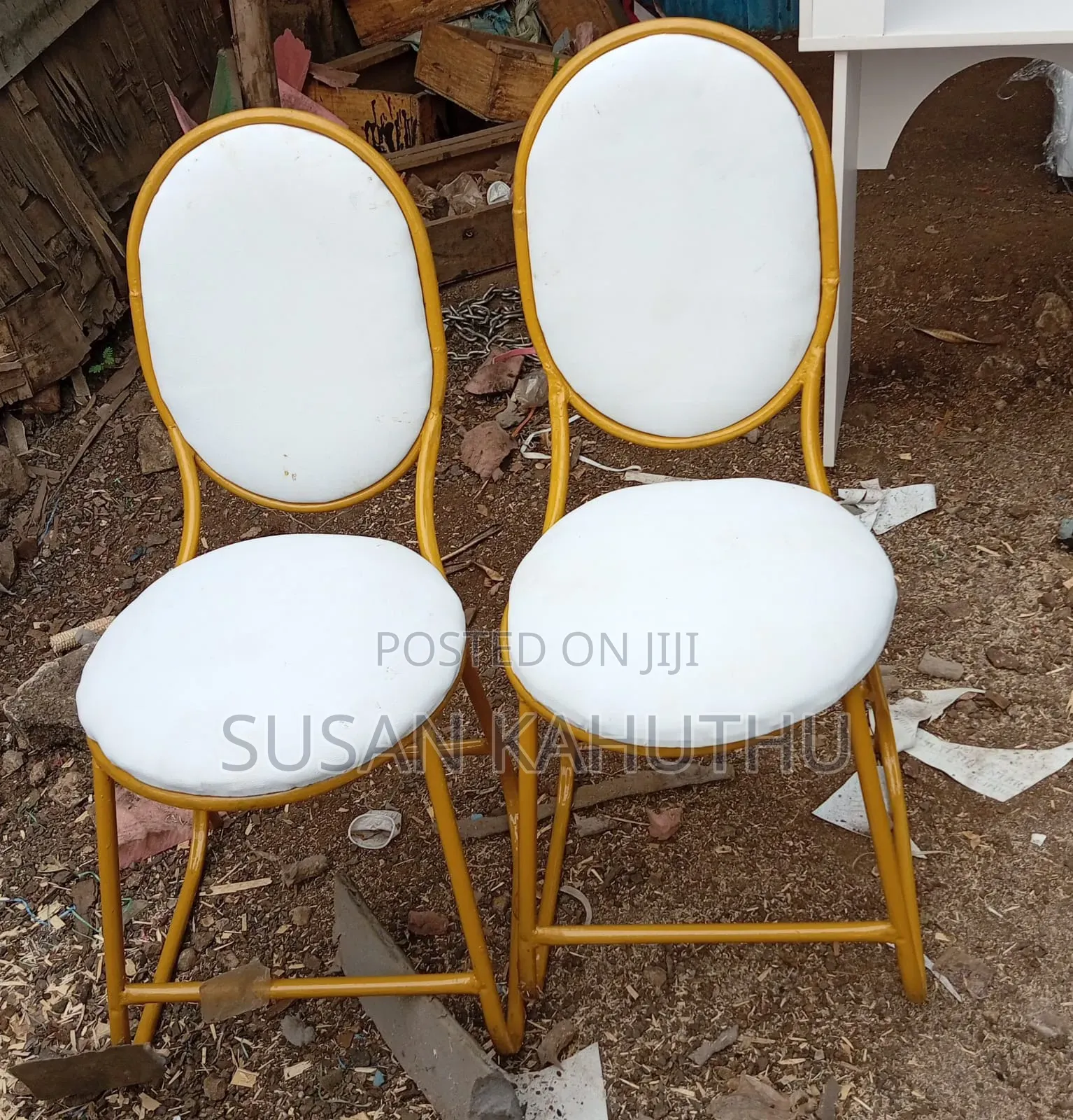 Beautifully Sculpted White Low Seats