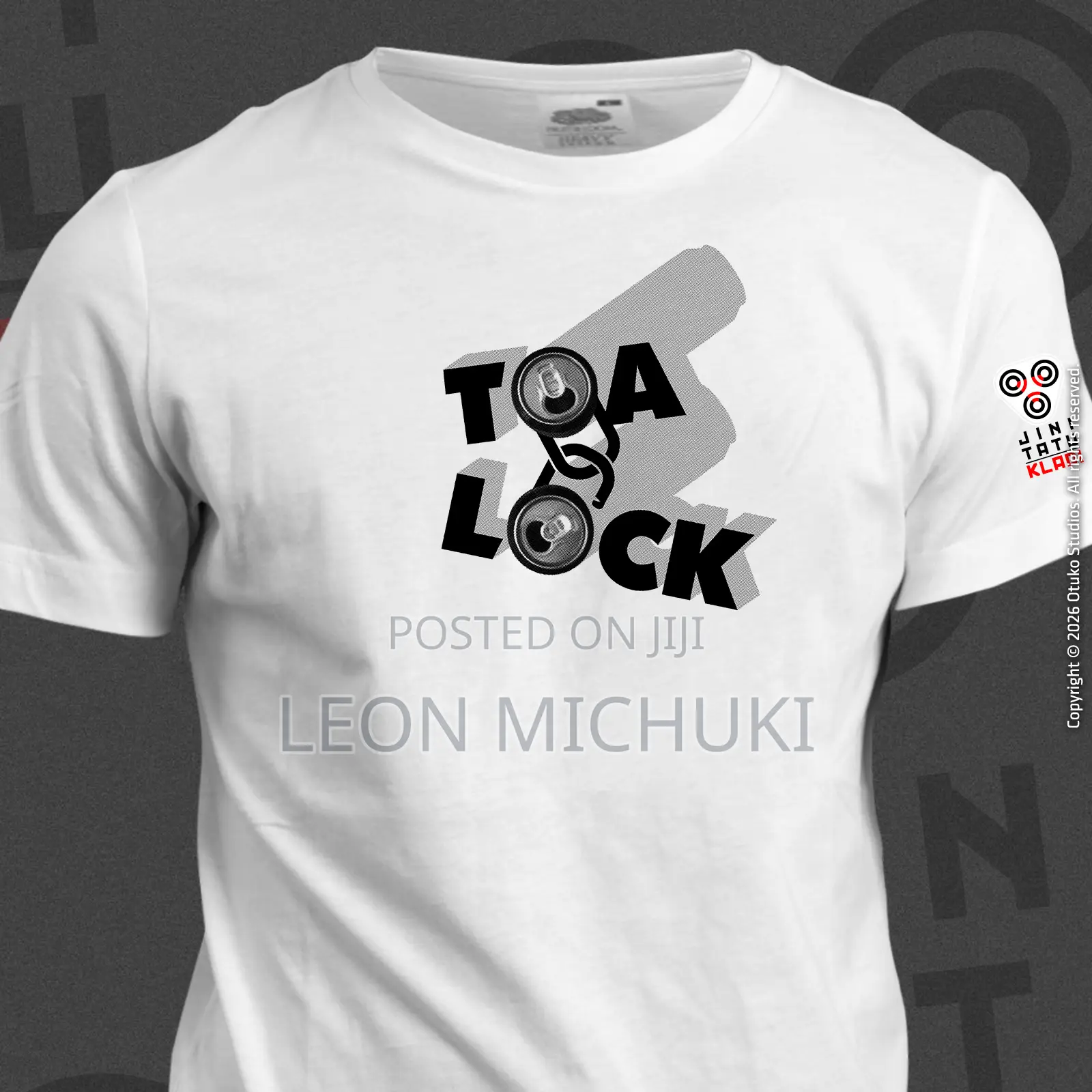 Toa Lock Kenyan Drinking Theme T-Shirt