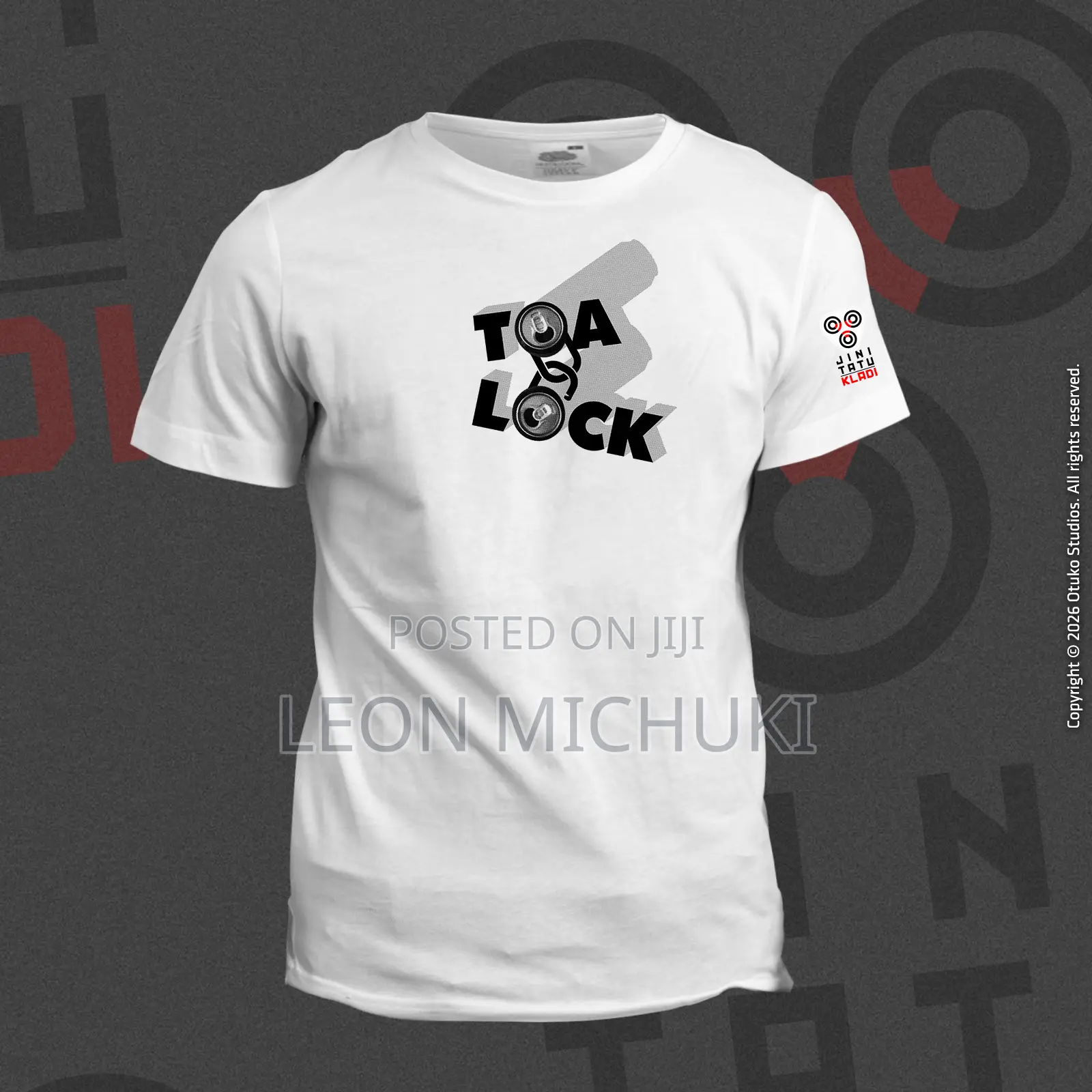 Toa Lock Kenyan Drinking Theme T-Shirt