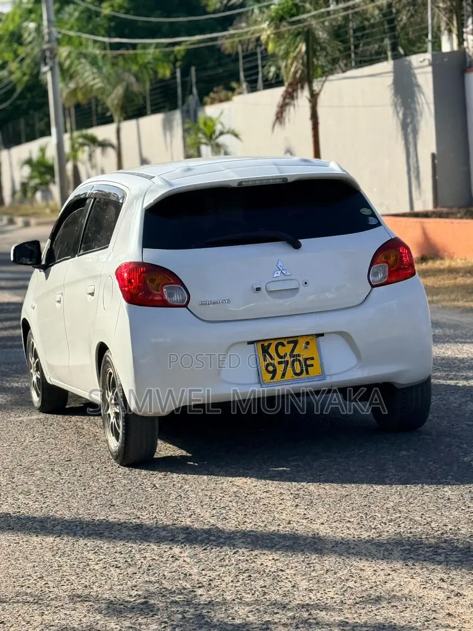 Mitsubishi Mirage 2013 White