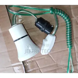 Bulb Holder With Power Cable and Switch