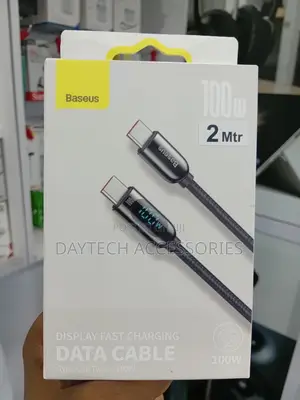 The Baseus Display Fast Charging Data Cable (Usb-C to Usb-C, 100w, 2m)