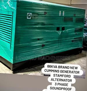 66 Kva Cummins Diesel Generator With Stamford Alternator and Ats