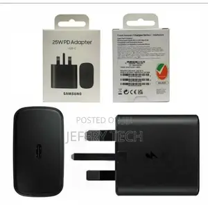 Samsung 25 Watts Fast Charger Adapter for Galaxy A15,A25,A05s,S23fe Wi