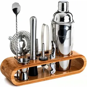 10pcs Cocktail Shaker Set 
 Color: Silver
 Size: 10pcs