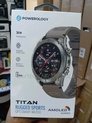 Powerology Titan Rugged Sports GPS Smart Watch.