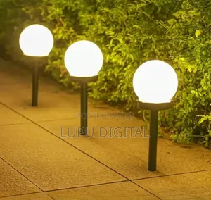 3pcs Waterproof Led Ball Light Lamp Solar Power Outdoor Garden Path