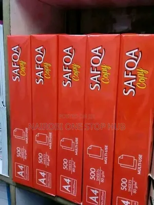 Safqa Copier Paper A4 – 80gsm (500 Sheets) at KSH 550