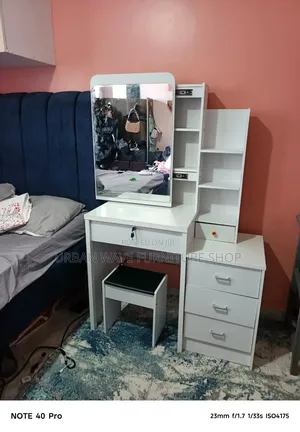 White  Dressing Table